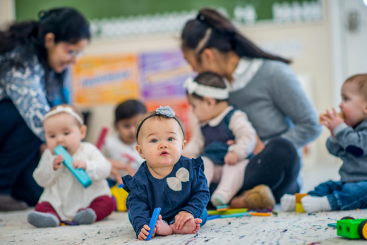 babies in a group on the floor