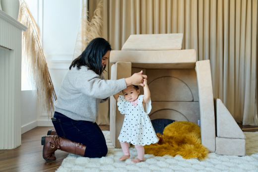 Using a play couch for play therapy