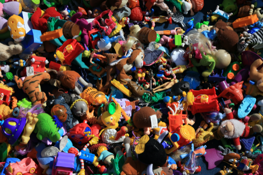 Too many toys contribute to clutter