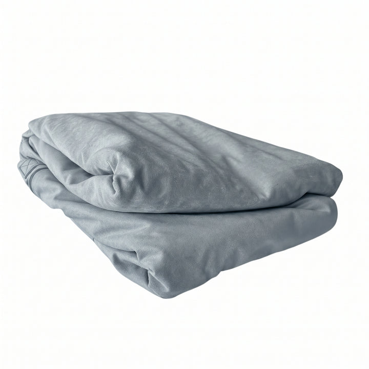 Gray Blue Play Couch Cover Set